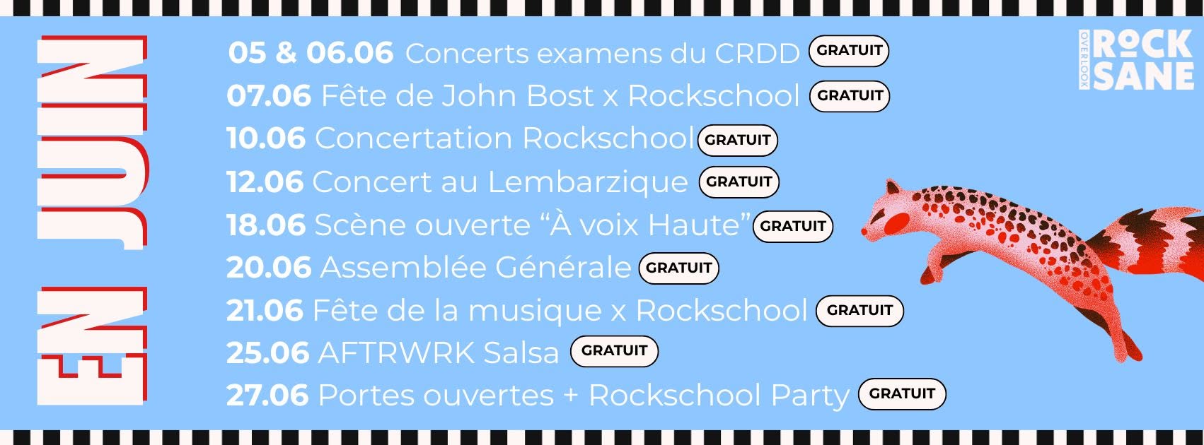 RockSane dévoile un mois de juin placé sous le signe de la musique à Bergerac